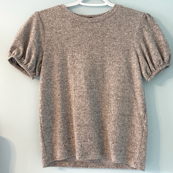 Grey Soft Knit Zara T Shirt - Picture 1 of 2